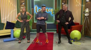 89K views · 503 reactions | Will you try to keep fit with Karl? 1. Warm-up Hip-Roll 2. Arm Lifts with household weights 3. Squat 4. Shoulder Stretch Karl's Tips Do the two exercises for the next seven days Take it at your own pace Don’t be afraid of exercise, it will keep you young. Do them early Do them with a friend. | RTÉ Today | Facebook