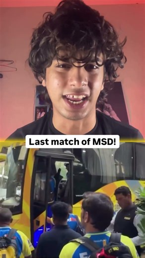MSD might play his last today!