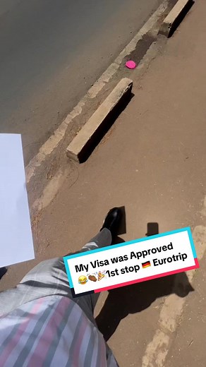 My Visa got approved 🎉😁👌🏾 1st stop 🇩🇪 #Eurotrip 😎👌🏾