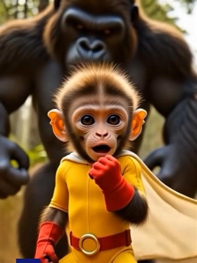 One Punch Monkey vs Gorilla 💥 | Cinematic 3D Battle Part 1 After losing everything, one small monkey rises to face the powerful gorilla who destroyed his world. Fast punches. Jungle chaos. Brutal final showdown. Will the little monkey survive? Watch until the last hit 💥 Comment: Team Monkey or Team Gorilla? Subscribe for more epic animal battle animations every week. #monkeyvsgorilla #epicanimation #animalbattle #3danimation #cinematicbattle #revengeanimation #youtubeshorts #actionshort #goril