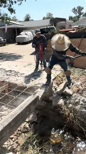 He built a bridge with a mallet.