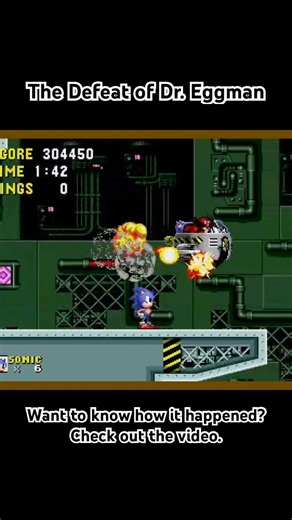 The Defeat of Dr. Eggman | #sega #shorts #sonicthehedgehog