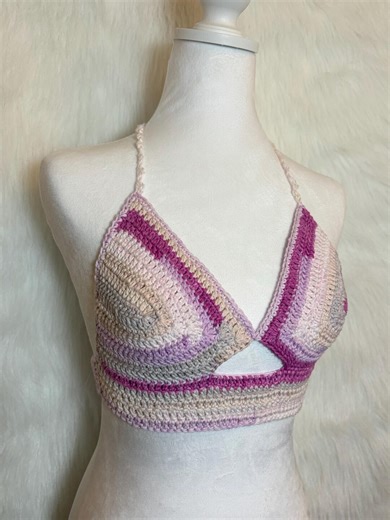 Handmade Crochet Top | 100% Cotton Yarn | Summer / Festival Top - Etsy