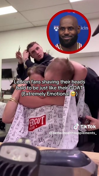 LeBron Fans Shave Heads to Be Like Their GOAT (Emotional)
