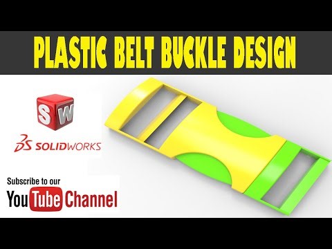 How to Design a PERFECT Plastic Belt Buckle in SolidWorks! 💡🔧 (Step-by-Step Tutorial)
