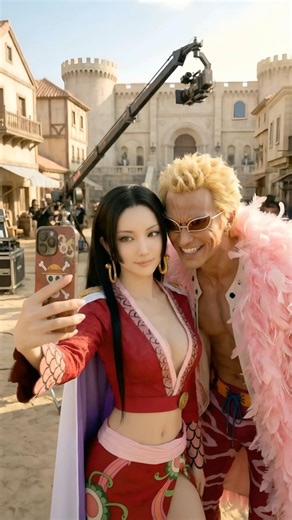 One Piece Live-Action Warlords Set! Selfie with Hancock 📸🔥