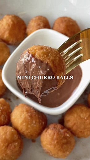 Homemade Mini Churro Balls Recipe