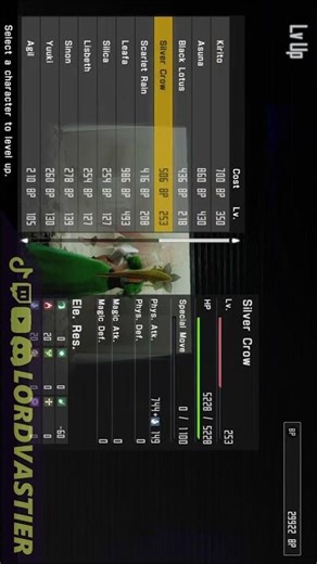 Accel World vs. Sword Art Online "Mid-Level" Bronze Trophy Raised one character's level to 500.
