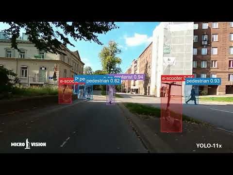 YOLO11x performance on detecting micromobility