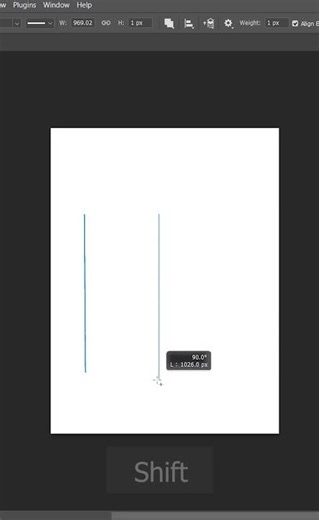 How To Make Line Shapes in Adobe Photoshop | How To Use Line Tool in Adobe Photoshop