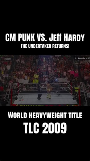 Jeff Hardy vs. CM Punk – World Heavyweight Title TLC Match Highlights #wwe #cmpunk #jeffhardy #tlc #undertaker