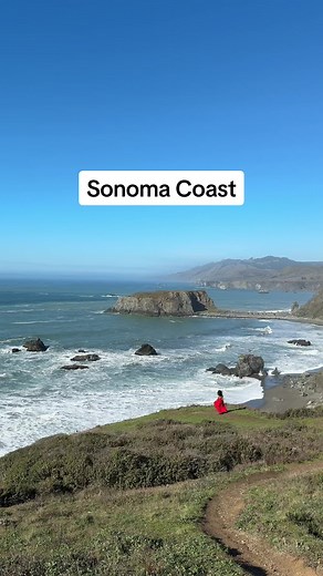 Winter in california be like… 📍Sonoma Coast Blind Beach in Jenner, California #sonomacounty #californiatravel #visitcalifornia #californiaroadtrip