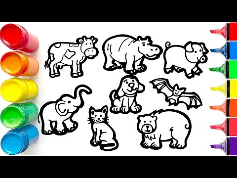 How to Draw 8 Cute Animals | Easy Step by Step Tutorial