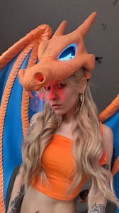 Charizard🔥 🔥Cosplay & Made by (X)superd0ne #pokemon #pokemoncosplay #charizard #charizardcosplay #Charizardmask #cosplayer #cosplaygirl #cosplay #Pokémon | EZCosplay Costumes