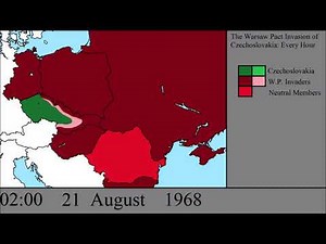 The Warsaw Pact Invasion of Czechoslovakia: Every Hour