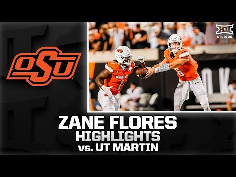 Zane Flores Highlights vs. UT Martin | 2025 Big 12 Football