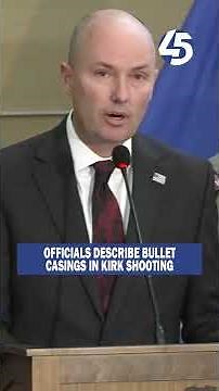 Utah Gov. describes writing on bullet casings in Charlie Kirk shooting