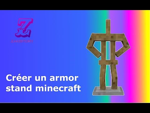 Comment faire un armor stand (porte armure)dans Minecraft.