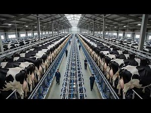 Inside a Daily Dairy Farm in United States | From Cows to Milk