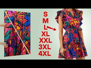 Sewing Clothes with Paper Pattern | Complete Step-by-Step Tutorial