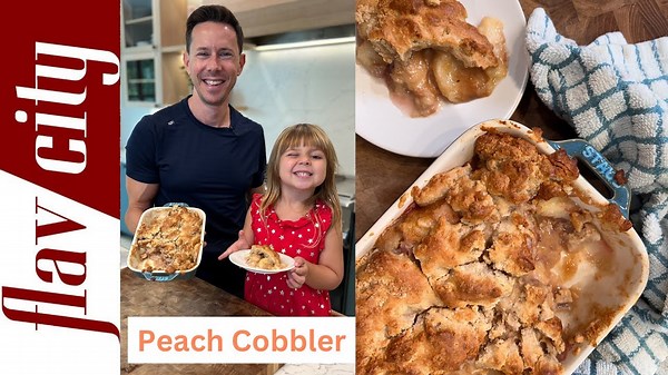 How to Make a High‑Protein Peach Cobbler