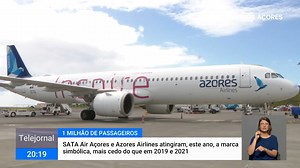 A Azores Airlines e a SATA Air Açores já transportaram, este ano, mais de 1 milhão de passageiros. Em comunicado, a SATA refere que a marca simbólica de "1 milhão de passageiros" foi atingida a 31 de julho - 10 semanas mais cedo do que em 2021 e dias antes do ocorrido no ano de 2019. A mesma nota adianta ainda que as duas companhias aéreas registaram um aumento de 3% no número de passageiros transportados nos primeiros sete meses do ano, em comparação com os dados de 2019, e de 83%, quando compa
