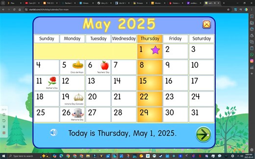Starfall May 2025