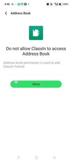 how to turn-on contact friend on classin :3