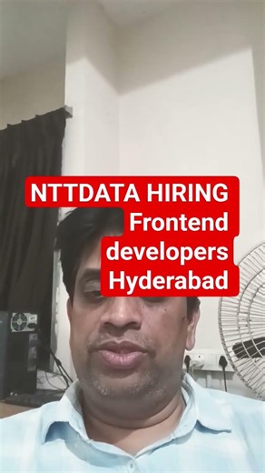 NTT DATA Hiring Frontend Developer | Hyderabad Jobs 2026 | Apply Now 🚀