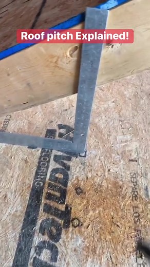 1.6M views · 10K reactions | Roof pitch explained! #tools #construction #carpenter #diy #woodworking #building | The Excellent Laborer | Facebook