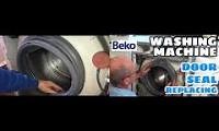 Mix of 2 videos from youtube : How to replace Beko washing machine door seal