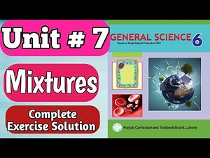 6th Class General Science New Book Chapter 7 Exercise Question Answer |Class 6 Science Chapter 7