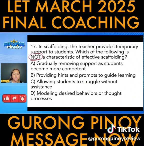 Comprehensive LET Review for Future Teachers