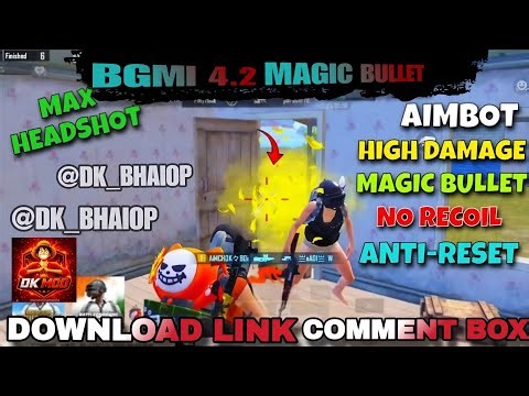 BGMI 4.2☀️MAGIC BULLET TRACKING AUTO HEADSHOT CONFIG FILE | HIGH DAMAGE AIMBOT CONFIG BGMI 4.2