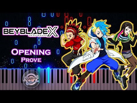 Beyblade X OP Prove Piano Cover and Tutorial