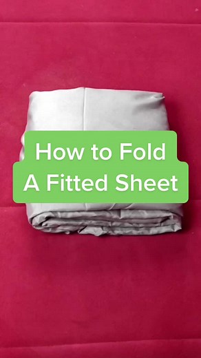 Neatly Fold Fitted Sheets Every Time with This Amazing Hack