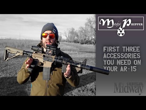 The First 3 Accessories You Need on Your New AR-15 For Self Defense | Magic Prepper