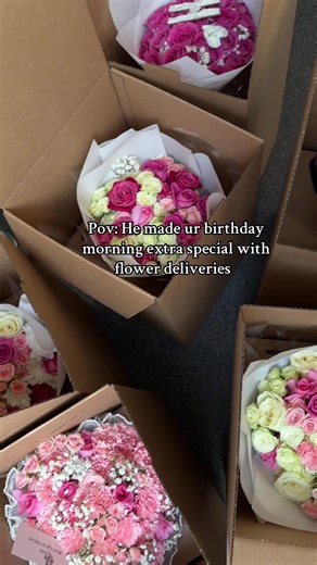 Next day delivery anywhere in the uk @thebouquet.box #fyp#delivery#uk#nextday#birthday#roses#viral