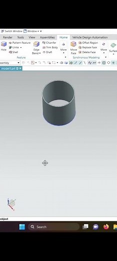 nx model | 3d thread model | nx modelling | nx tutorial | nx software #shorts