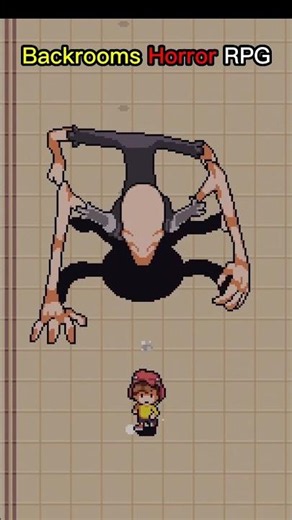 Moldy equipment in my indie rpg #backrooms #horrorgaming #creepy #earthbound #deltarune