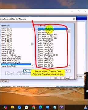 Cara Mengganti Tombol Keyboard Laptop Rusak Dengan Tombol Lain |