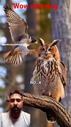 felcon attack hen attack barhed duck leopard owl wildlife animals#brid# shorts