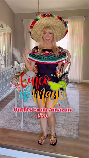 Fiesta Fashion: Cinco de Mayo Party Ideas on Amazon Live #cincodemayo #amazonlive #festivefashion
