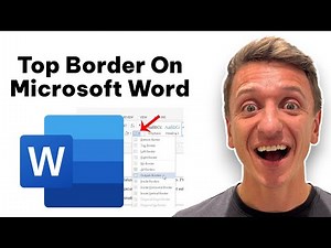 How To Do A Top Border On Microsoft Word (Quick And Easy Guide)