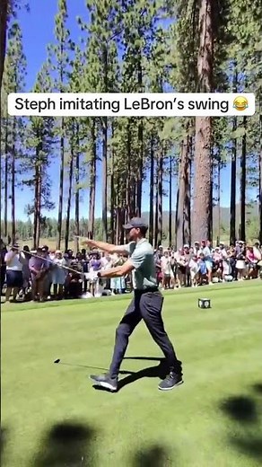 Steph welcoming LeBron to the golf world 😂❤️ (via pgatoursuperstore/TT)