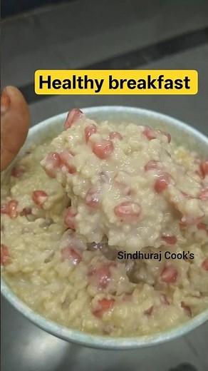 🥣 Healthy Oatmeal Breakfast Recipe | Easy & Tasty Oats|‪@SindhuRaj_cooks‬
