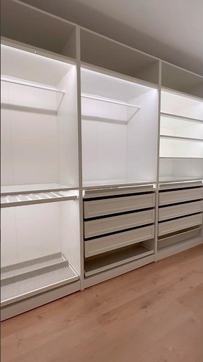 Installation de mon dressing IKEA 🎀✨​⁠‪@IKEA‬ #ikea #ikeapax #wardrobe #dressing #dressingroom