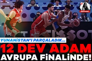 12 dev adam Yunanistan'ı devirdi! 24 yıl sonra EuroBasket'te finale yükseldik — videoyu izleyin ve X.com’da verilen tepkileri görün