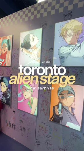 any alien stage fans?!! 👀🩵 this exclusive event was SO cool, def worth checking it out while it’s still here!! 🙂‍↔️✨ @mrsurprisetoys #alienstage#alienstagetoronto#mrsurprisetoys#toronto#thingstodotoronto