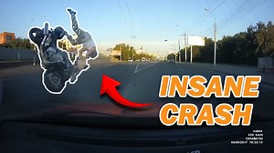 Motorcycle Collision Footage Caught on Dashcam